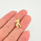 Pendant Bear Paw Up 0.6gr / 3/4 in / 18K Yellow Gold *