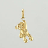 Dije Oso mano arriba 0.35g / 3/4 in Oro Amarillo 18K