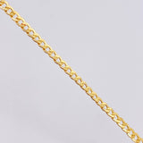 Pulso Cubano 2.75gr / 7 1/4 in / 3.3mm Oro Amarillo +1 18K ©