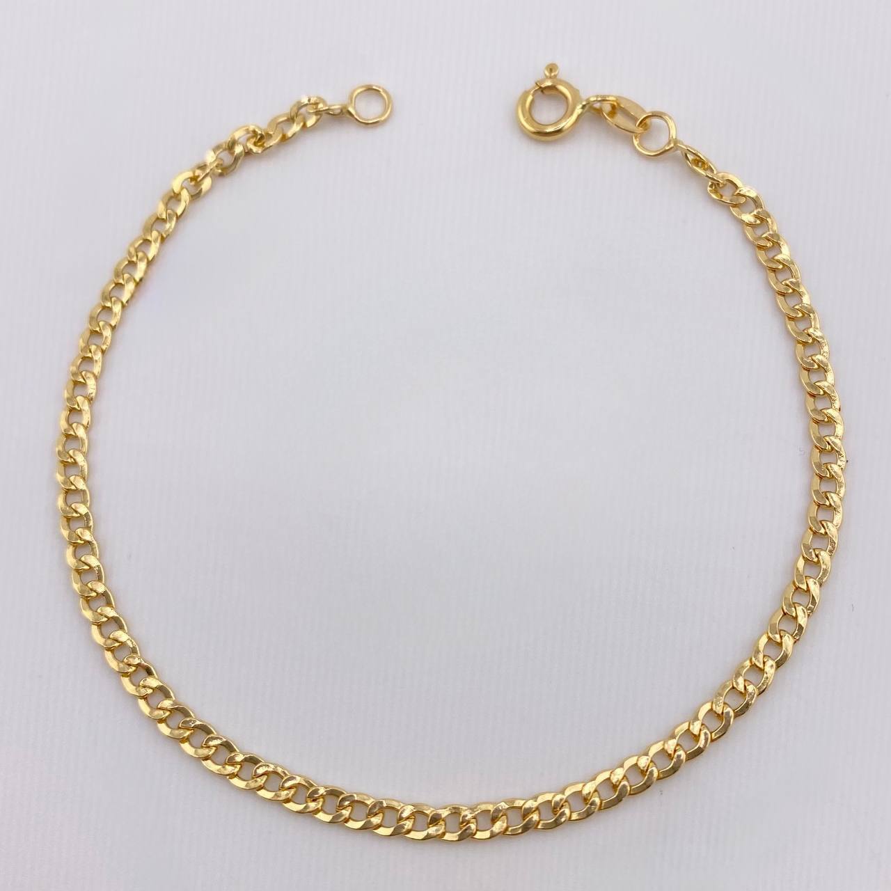 Pulso Cubano 1.7gr / 6 1/2 in / 2.8mm Oro Amarillo +1 18K