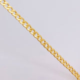 Pulso Cubano 2.75gr / 7 in / 3.3mm Oro Amarillo +1 18K *