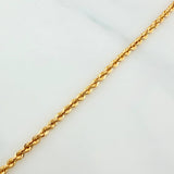 Pulso Lazo 1.25 g / 7 1/2 in / 2.19 mm Oro Amarillo 18K