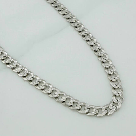 Cuban Links 17.8gr / 20 in / 4.4mm White Gold +1 18K $