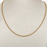 Cadena Franco 6.2gr / 23 3/4 in / 1.3mm Oro Amarillo +3 18K %