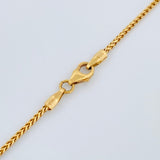 Cadena Franco 6.2gr / 23 3/4 in / 1.3mm Oro Amarillo +3 18K %