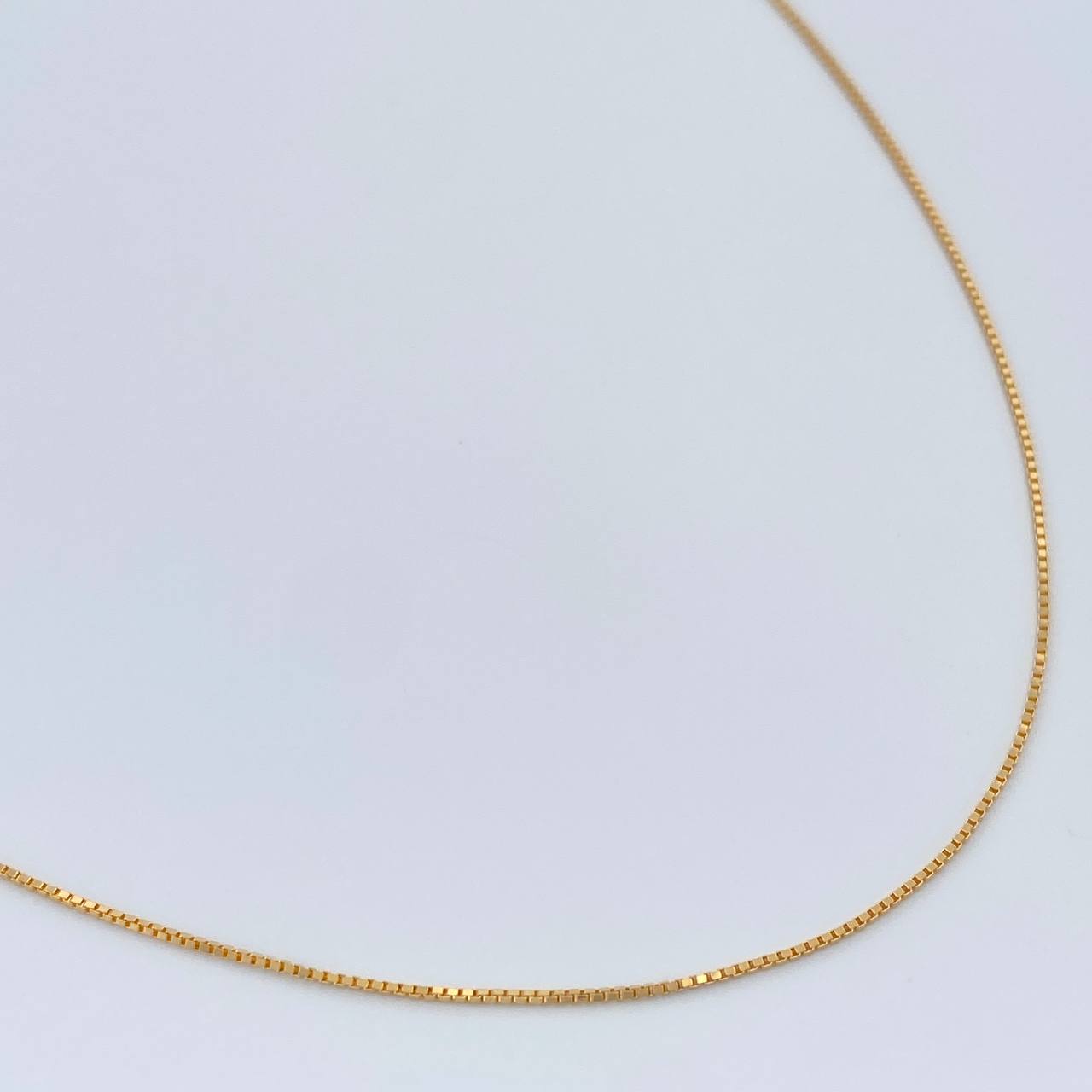 Cadena Veneciana 1.2gr / 17 3/4 in / 0.6mm Oro Amarillo +3 18K %