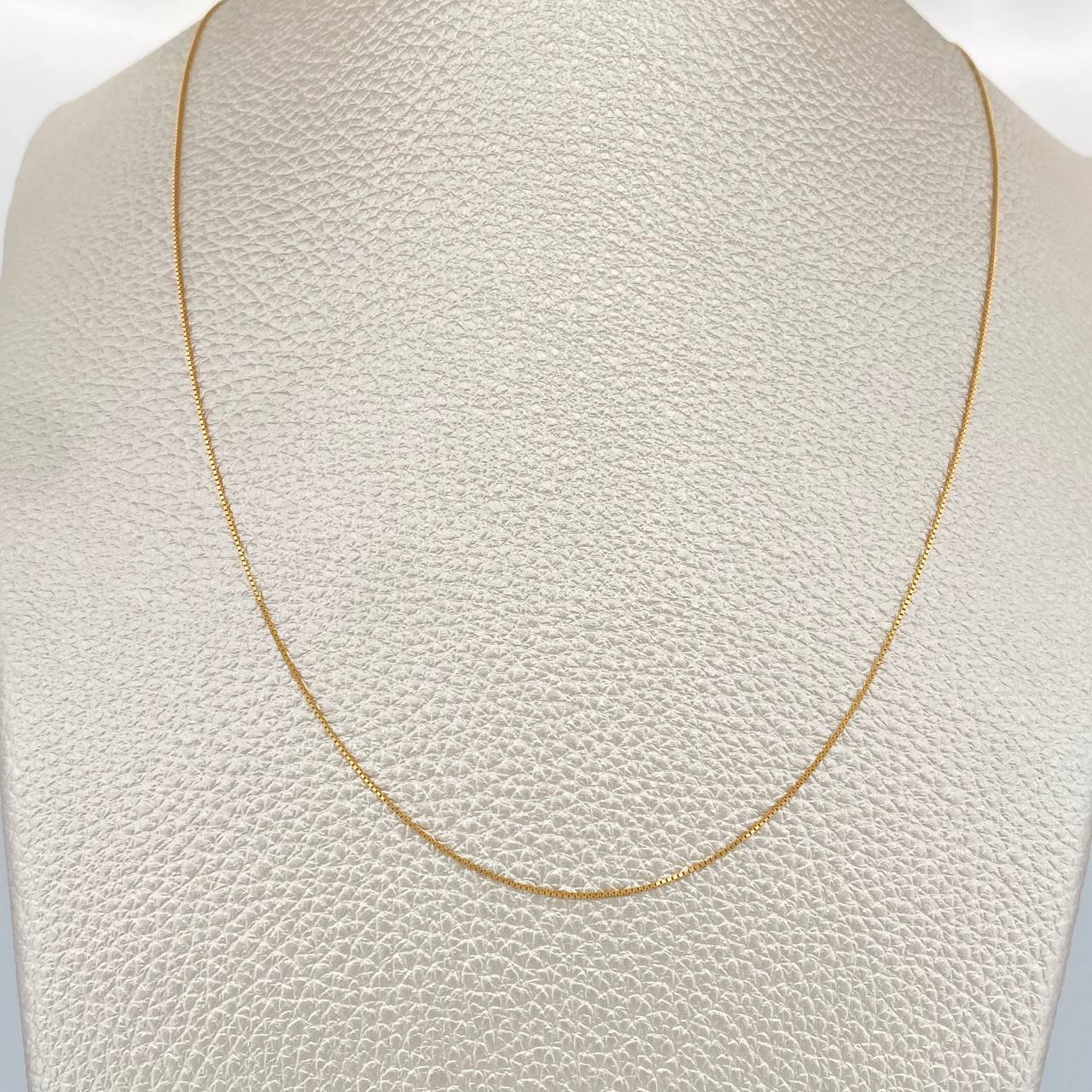 Cadena Veneciana 1.2gr / 17 3/4 in / 0.6mm Oro Amarillo +3 18K %