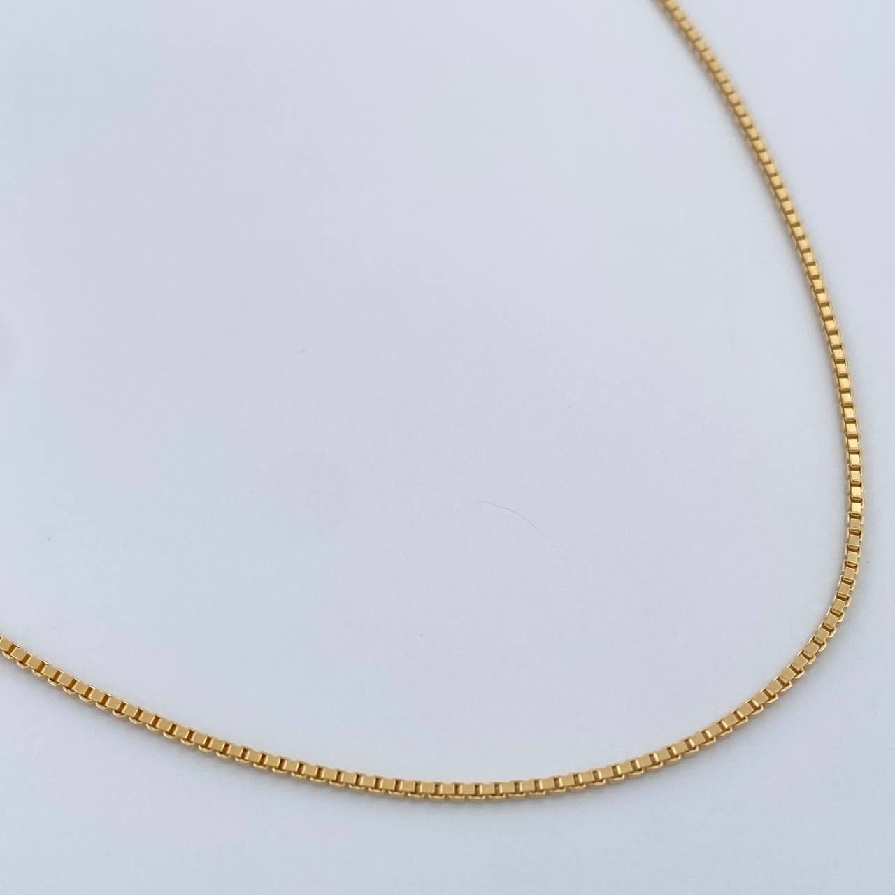 Cadena Veneciana 2.8gr / 18 in / 0.96mm Oro Amarillo +3 18K %