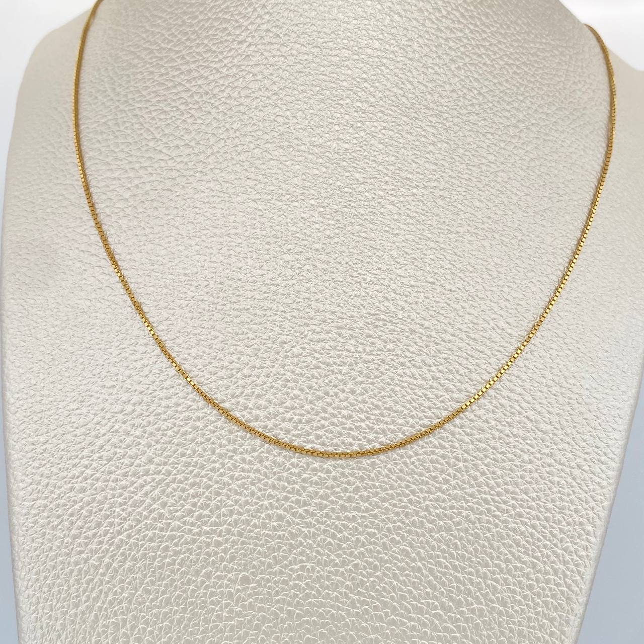 Cadena Veneciana 1.45gr / 17 3/4 in / 0.86mm Oro Amarillo +3 18K %