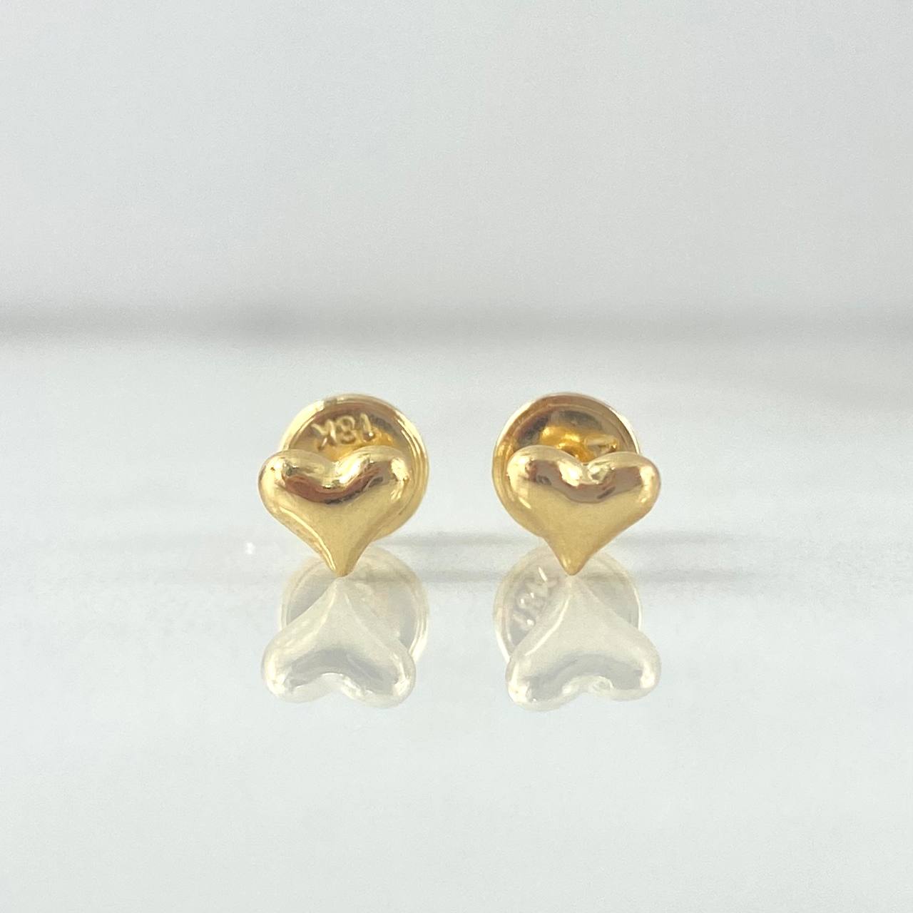 Topos Corazon 0.45gr / 4.3mm Oro Amarillo 18K