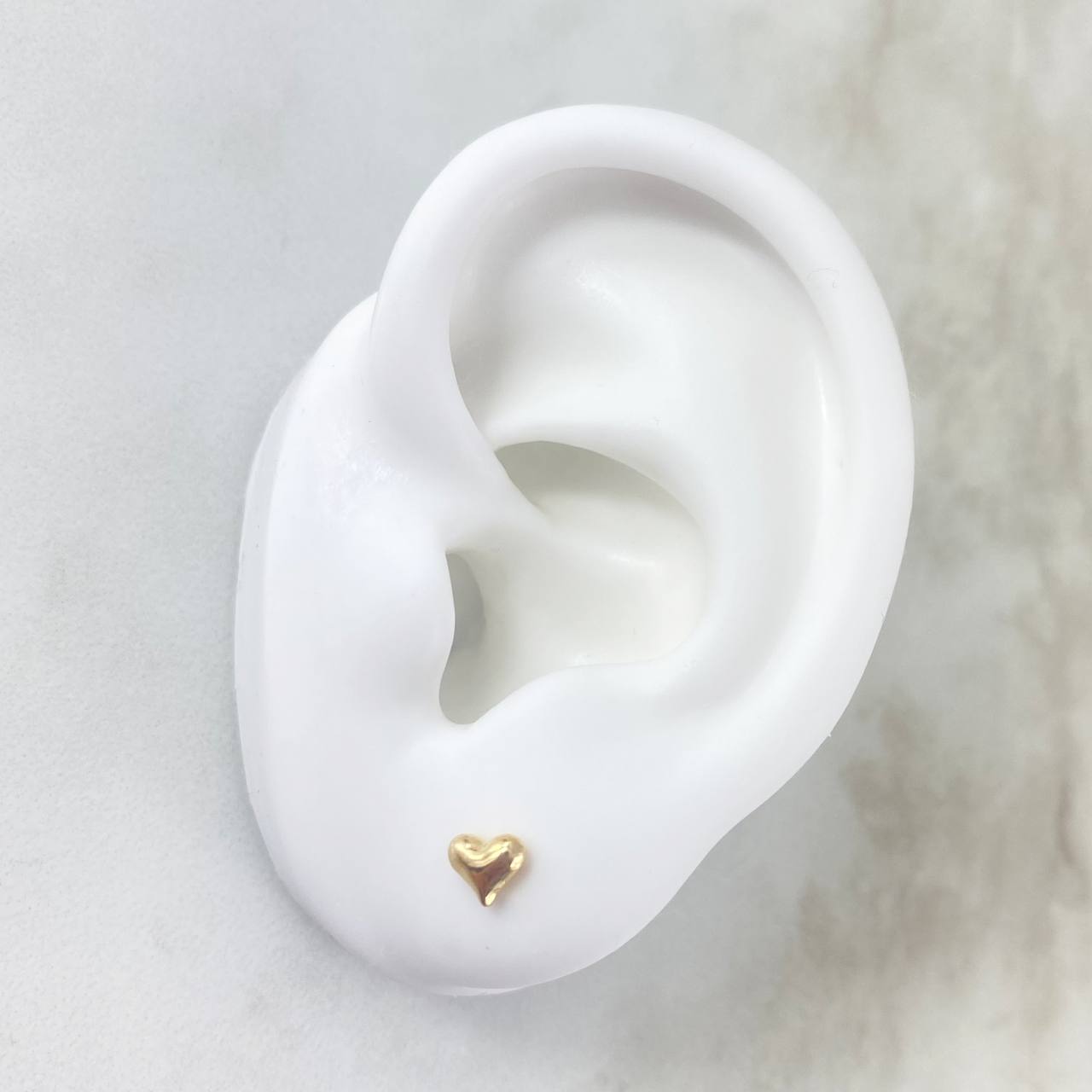 Topos Corazon 0.45gr / 5mm Oro Amarillo 18K ©
