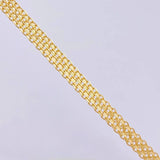 Pulso Chino 5.35gr / 7 1/2 in / 4.8mm Oro Amarillo +1 18K ©