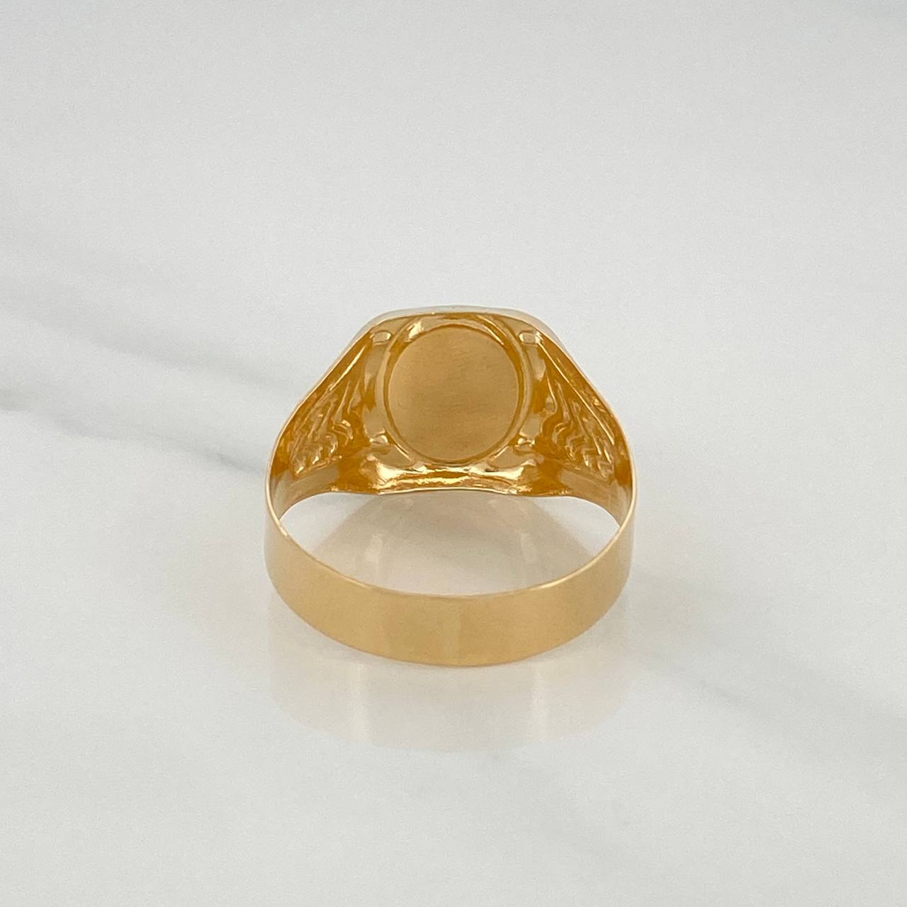 Anillo Cruz Cristo 3.05gr / T11 / Oro Amarillo 18K &
