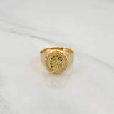Anillo Herradura Caballo 3.95gr / T11 3/4 / Oro Amarillo 18K &