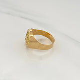 Anillo Herradura Caballo 3.95gr / T11 3/4 / Oro Amarillo 18K &