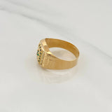 Rectangular Seal Ring 4.6gr / T9 1/2 / 18K Yellow Gold &