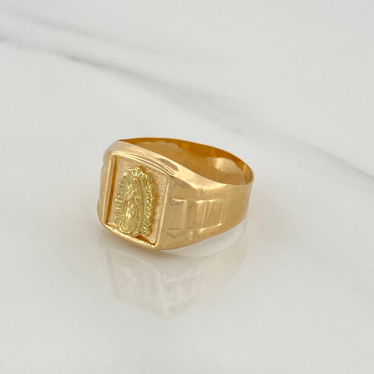 Anillo Virgen de Guadalupe 3.45gr / T9 / Oro Amarillo 18K &