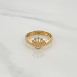 Anillo Corona 1.15gr / T8 / Oro Amarillo 18K &