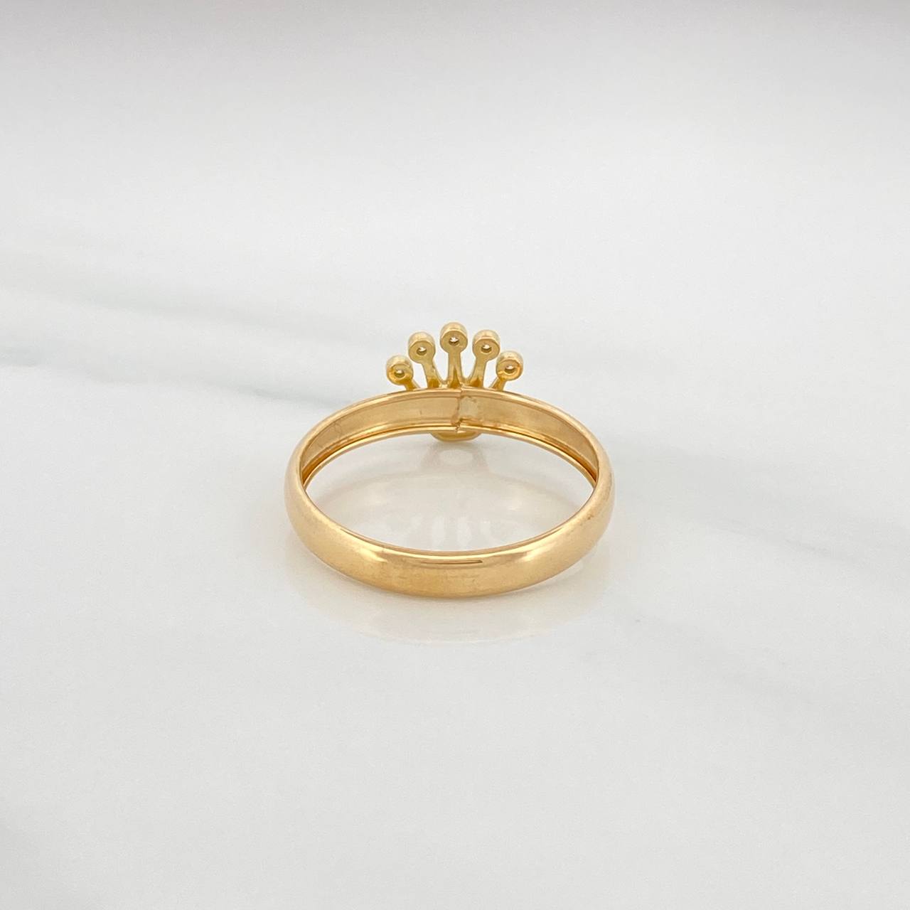 Anillo Corona 1.15gr / T6 / Oro Amarillo 18K %