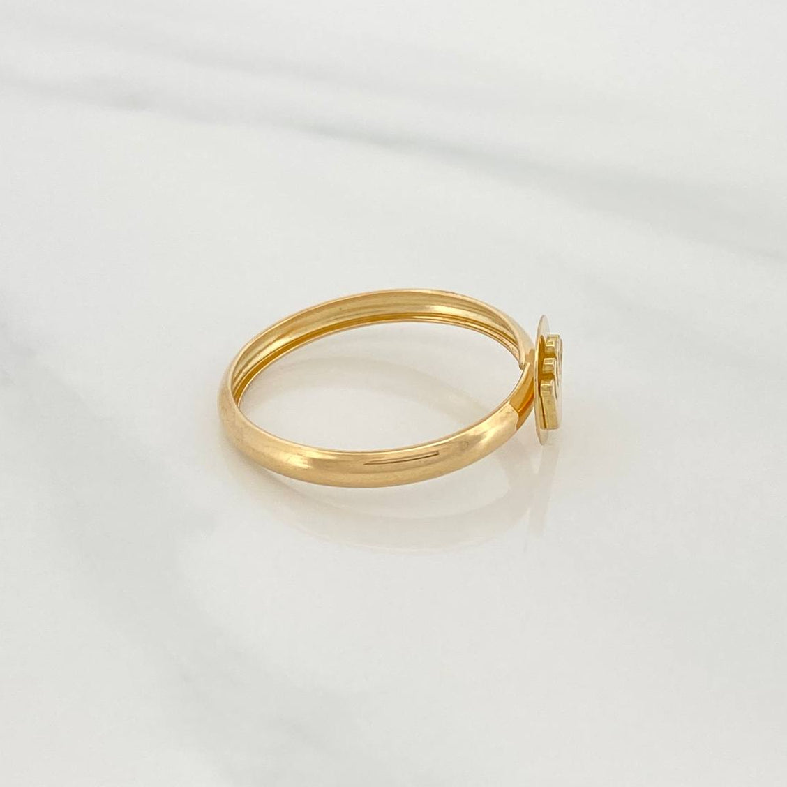 Anillo Corona 1.2gr / T6 1/2 / Oro Amarillo 18K %