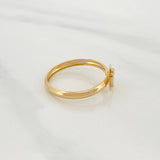 Anillo Corona 1.2gr / T6 1/2 / Oro Amarillo 18K %