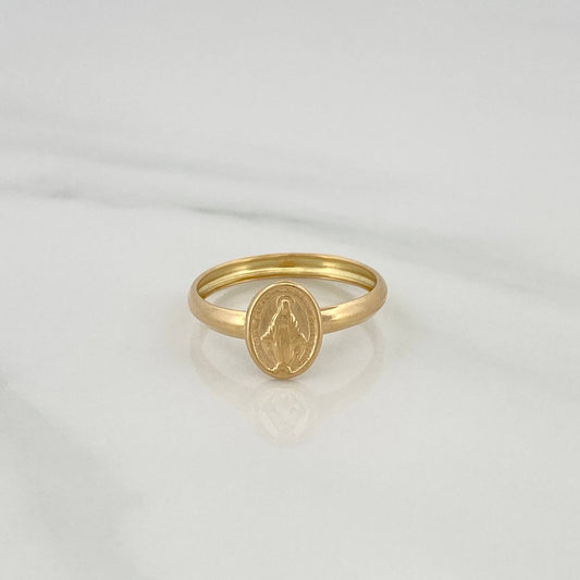 Anillo Virgen Milagrosa 0.95gr / T6 1/2 / Oro Amarillo 18K %