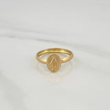 Anillo Virgen Milagrosa 1.1gr / T6 / Oro Amarillo 18K &