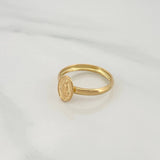 Anillo Virgen Milagrosa 0.9gr / T7 1/4 / Oro Amarillo 18K %