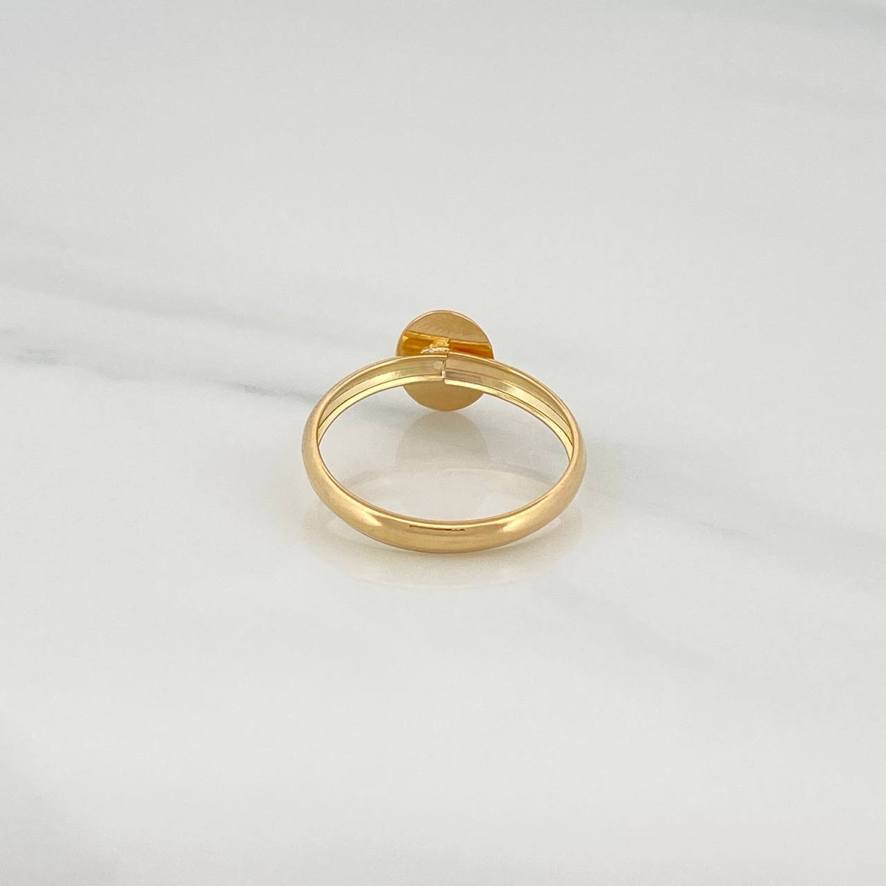 Anillo Virgen Milagrosa 0.9gr / T7 1/4 / Oro Amarillo 18K %