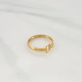 Anillo Dios 0.8gr / T6 1/4 / Oro Amarillo 18K &