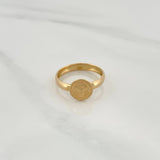 Anillo San Benito 1.1gr / T6 1/2 / Oro Amarillo 18K &