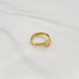 Anillo San Benito 1.1gr / T6 1/2 / Oro Amarillo 18K &