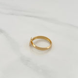 Anillo San Benito 1.1gr / T6 1/2 / Oro Amarillo 18K &