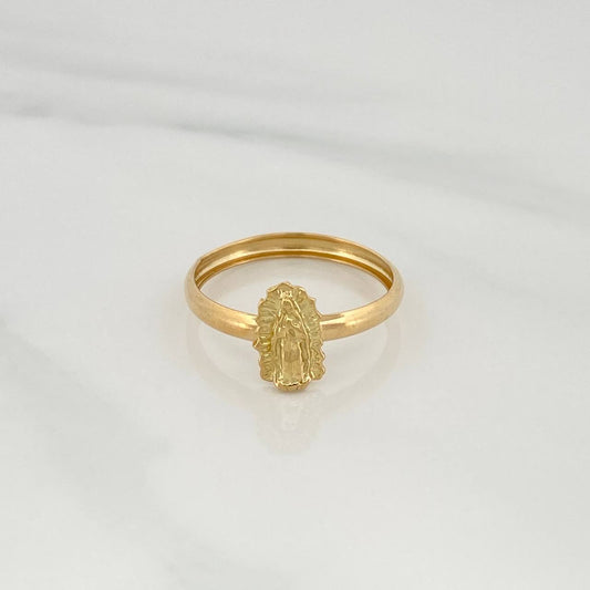 Anillo Virgen de Guadalupe 1.15gr / T6 / Oro Amarillo 18K %