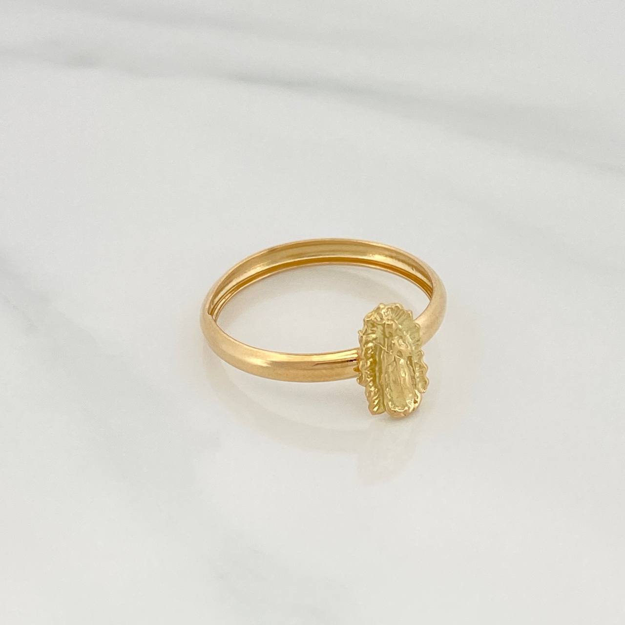 Anillo Virgen de Guadalupe 1.15gr / T6 / Oro Amarillo 18K %