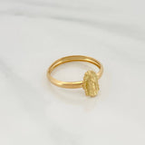 Anillo Virgen de Guadalupe 1.2gr / T7 3/4 / Oro Amarillo 18K &