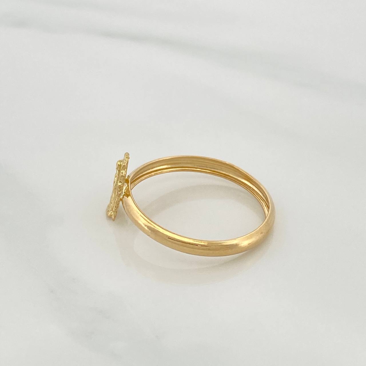 Anillo Virgen de Guadalupe 1.25gr / T7 1/2 / Oro Amarillo 18K &