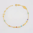 Bracelet Adjustable Rosary Miraculous Virgin 2g / 7 1/4 in - 6 1/2 in / 2.6mm Yellow Gold 18K