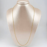 Cadena Marinera 3g / 24 in / 1.3mm Oro Amarillo 18K