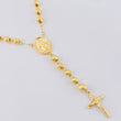 Rosario Virgen Milagrosa 17.5g / 24 in / 6mm Oro Amarillo 18K