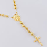 Rosario Virgen Milagrosa 17.5g / 24 in / 6mm Oro Amarillo 18K
