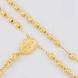 Rosario Virgen Milagrosa 17.5g / 24 in / 6mm Oro Amarillo 18K