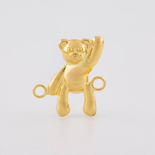 Herraje Oso Mano Arriba 0.5g / 1/2 in Oro Amarillo 18K