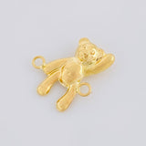 Herraje Oso Mano Arriba 0.55g / 1/2 in Oro Amarillo 18K
