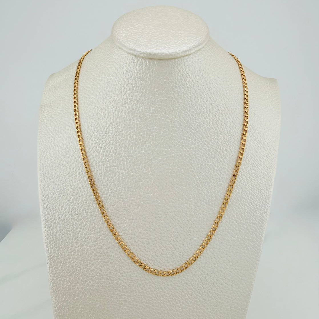 Panzer Chain 10gr / 24 1/2 in / 1.05mm Yellow Gold +1 18K $