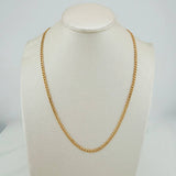 Panzer Chain 10gr / 24 1/2 in / 1.05mm Yellow Gold +1 18K $
