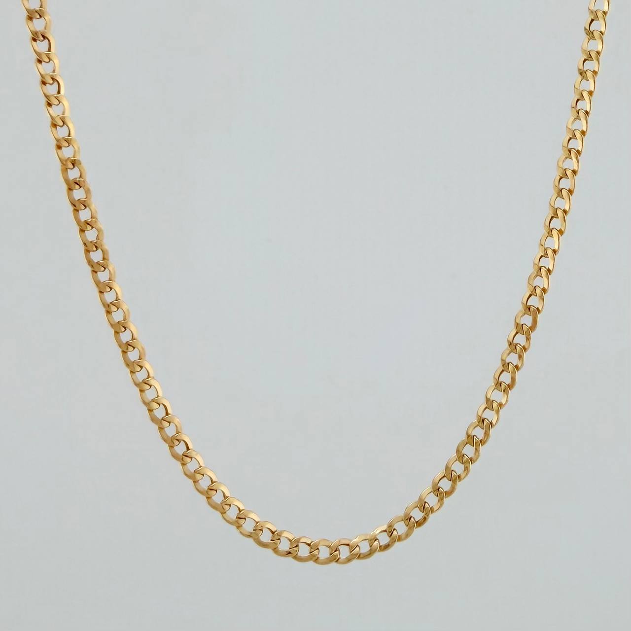 Cadena Cubana 5.15gr / 28 1/4 in / 2.77mm Oro Amarillo +1 18K $