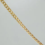 Cadena Cubana 4.45gr / 24 in / 3.1mm Oro Amarillo +1 18K $