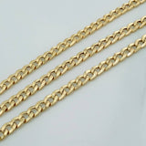 Cadena Cubana 12.05gr / 24 1/2 in / 3.7mm Oro Amarillo +1 18K $