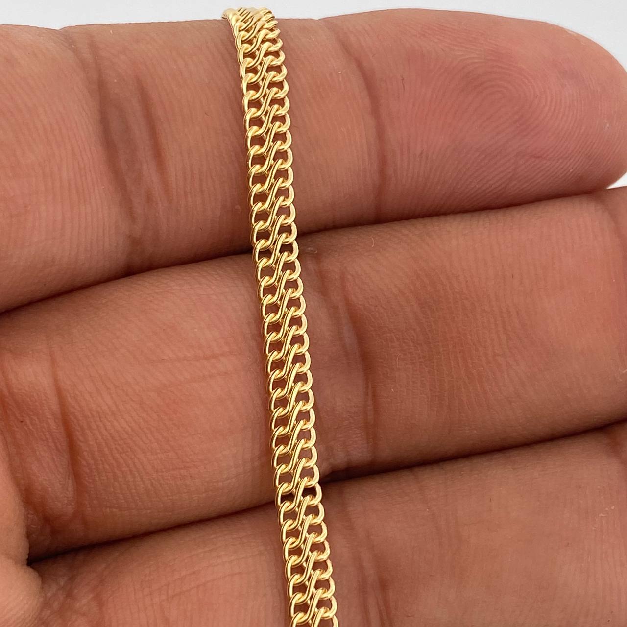 Pulso Sedusa 2gr / 7 1/2 in / 3.7mm Oro Amarillo +3 18K &